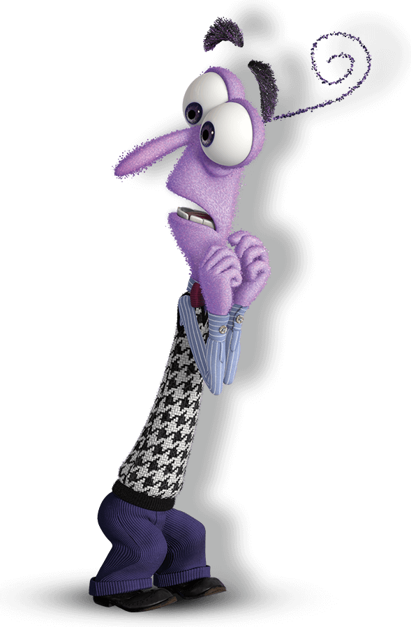 Fear Clipart Dark - Fear Inside Out Png (589x899)