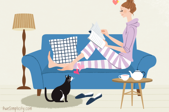 So You Think Life With Cats Is Purrfect, Huh - Illustration (570x380)