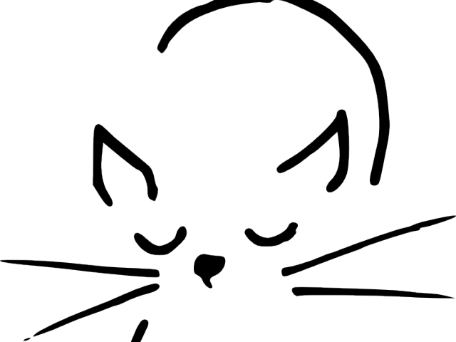 Drawn Cat Transparent - Cute Drawings For Halloween (640x480)