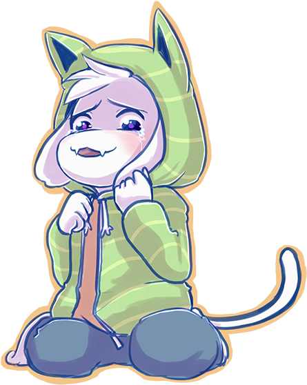 Undertale Mammal Vertebrate Fictional Character Cartoon - Cat Asriel (539x597)