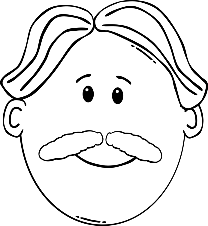 All Photo Png Clipart - Father Black And White Cartoon (693x750)