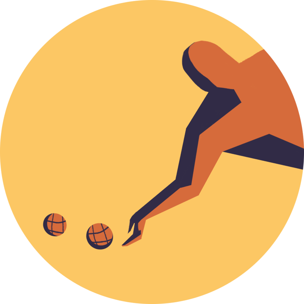 Bocce - - Illustration (1003x1003)