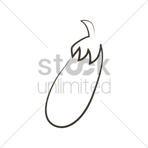 Graphic Freeuse Brinjal At Getdrawings Com Free For - Design (600x600)