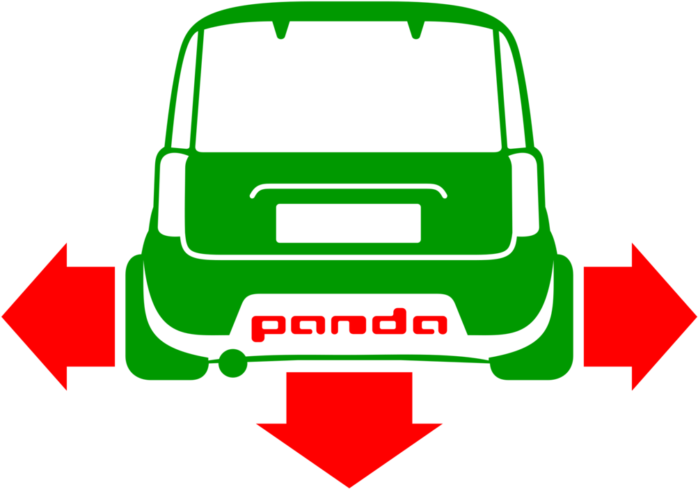 Car Sticker Adhesive Decal Fiat Panda - Sticker (1050x750)