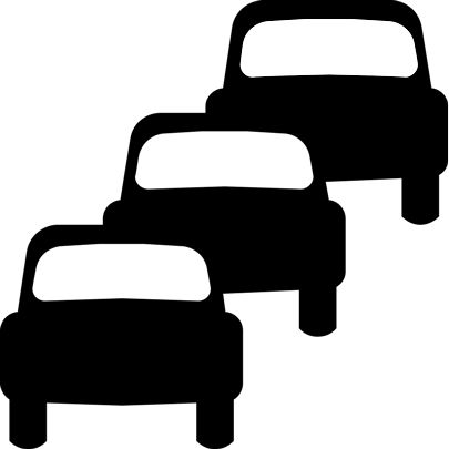 Download Traffic Icon Black Clipart Traffic Sign Computer - Car Fleet Icon Png (405x405)