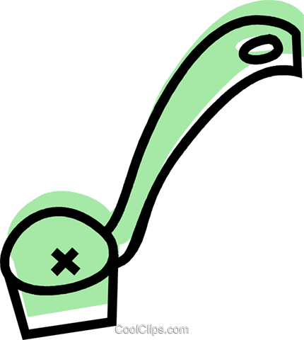 Soup Ladle Royalty Free Vector Clip Art Illustration - Soup Ladle Royalty Free Vector Clip Art Illustration (430x480)