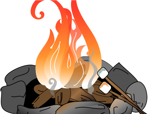 Camp Fire Clipart Clip Art - Fire Pit Clipart Free (640x480)