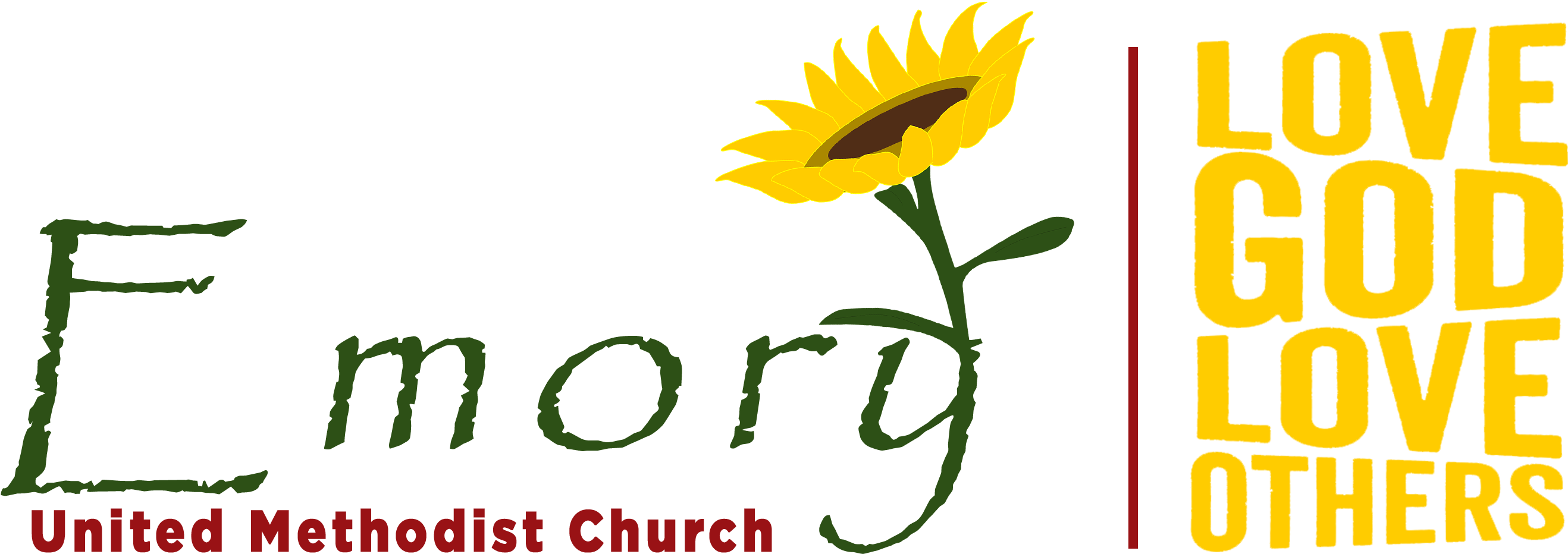 Emory United Methodist Church - Emory United Methodist Church (2762x985)