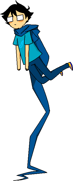Homestuck Clipart Dave - John Egbert No Background (500x800)