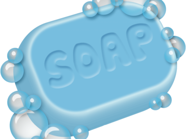 Transparent Soaps Clip Art Banner Transparent Stock - Bar Of Soap Clip Art (640x480)