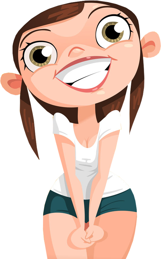 Clip Art Portfolio Categories Designshop Page Happy - Happy Woman Cartoon Png (580x850)