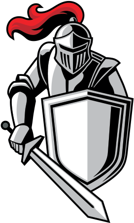 Printed Vinyl Middle Age Stickers Factory - Knight With Shield Logo (600x600)
