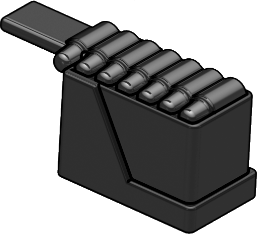 Brickarms Heavy Machine Gun Ammo Box - Png Ammo Machine Gun Box (517x470)