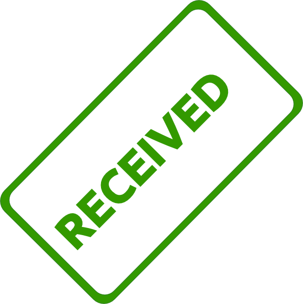 Received Stamp Clip Art At Clker - Received Stamp Clip Art (594x596)