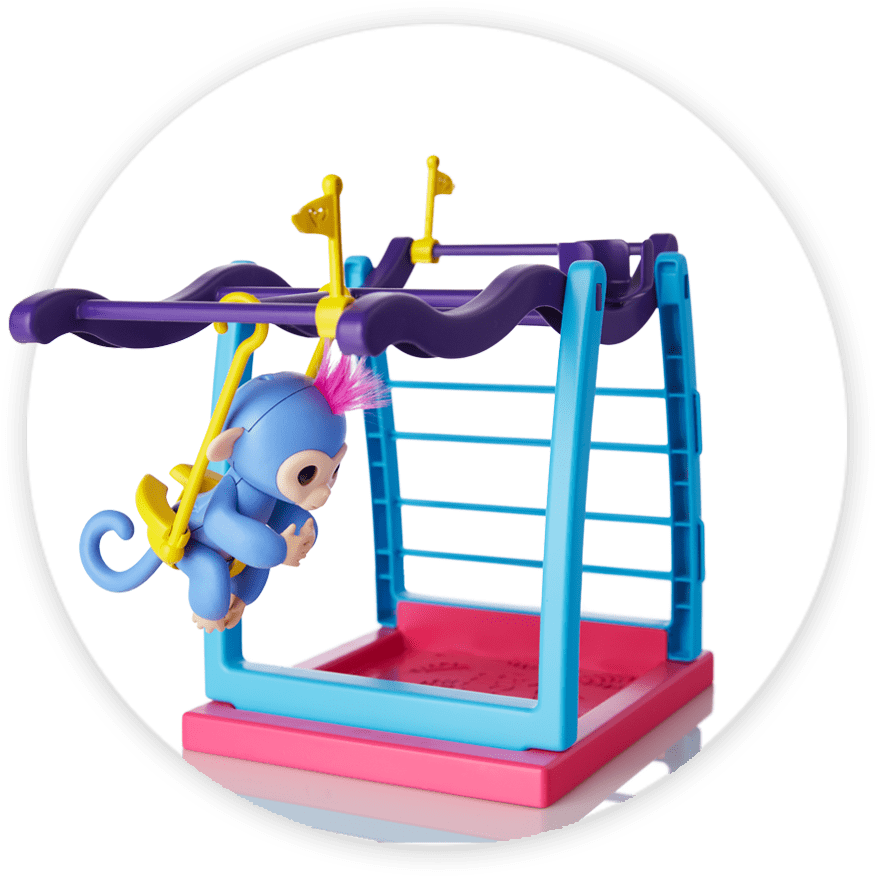 Fingerlings By Wowwee Monkey Playsets Monkey Bars And - Fingerlings Playset And Monkey (920x920)