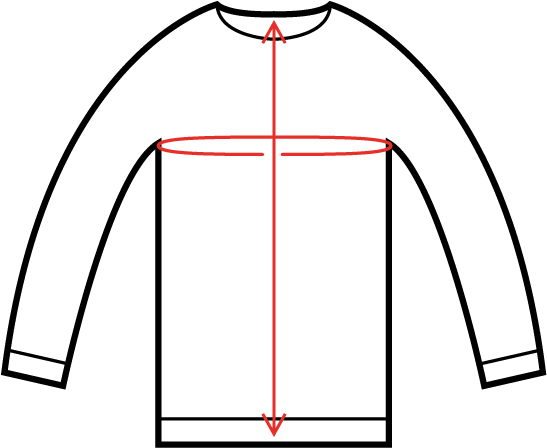 Sizeguide Bomber Jacket - Sweatshirt (600x600)