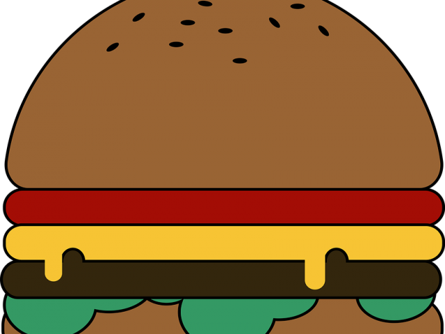 Meal Clipart Hamburger Meal - Meal Clipart Hamburger Meal (640x480)