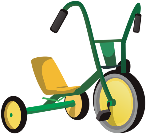 Tricycle Clipart Transparent - Brinquedo Vetor Png (512x512)