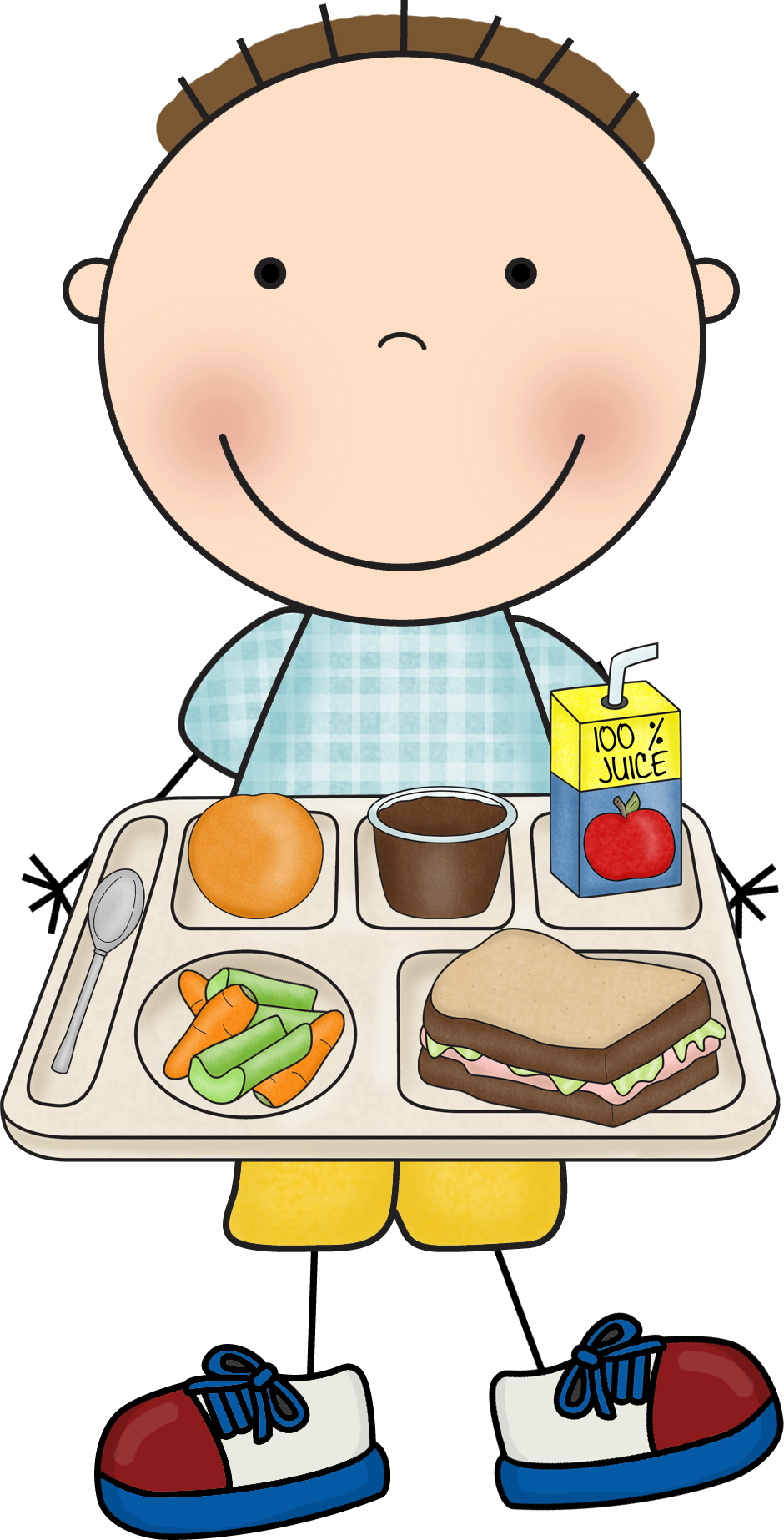 For Parents Image Of Kid - Lunch At School Clipart (940x1846)