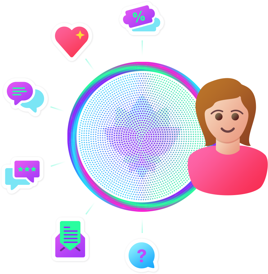 Lightning-fast Customer Service - Illustration (960x920)