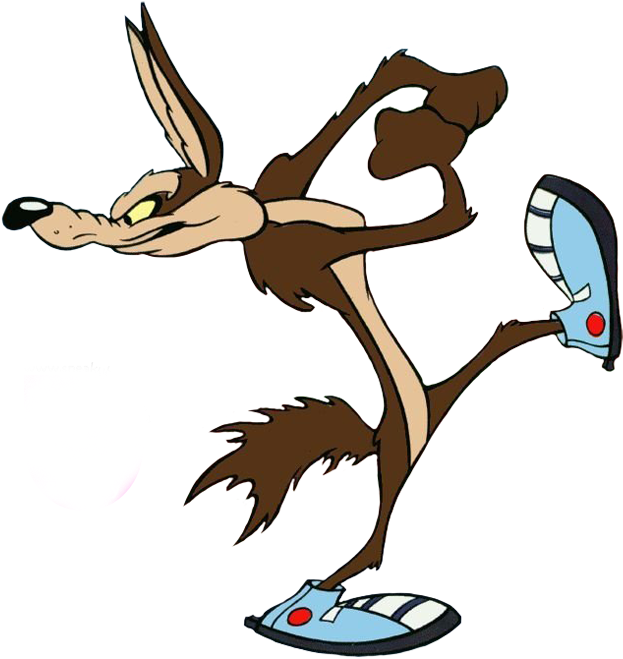 Wile E Coyote Cartoons - Roadrunner Wile E Coyote Png (700x698)