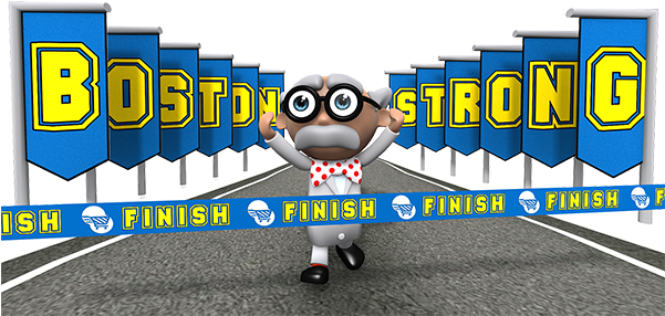 Inspector Pumphead Crosses The Finish Line - Cartoon (600x338)