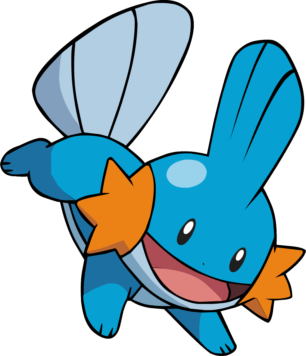 Axolotl Clipart Pokemon - Mudkip Png (1050x1222)