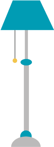 Lamp Clipart Lampstand - Stand Lamp Vector Png (512x512)