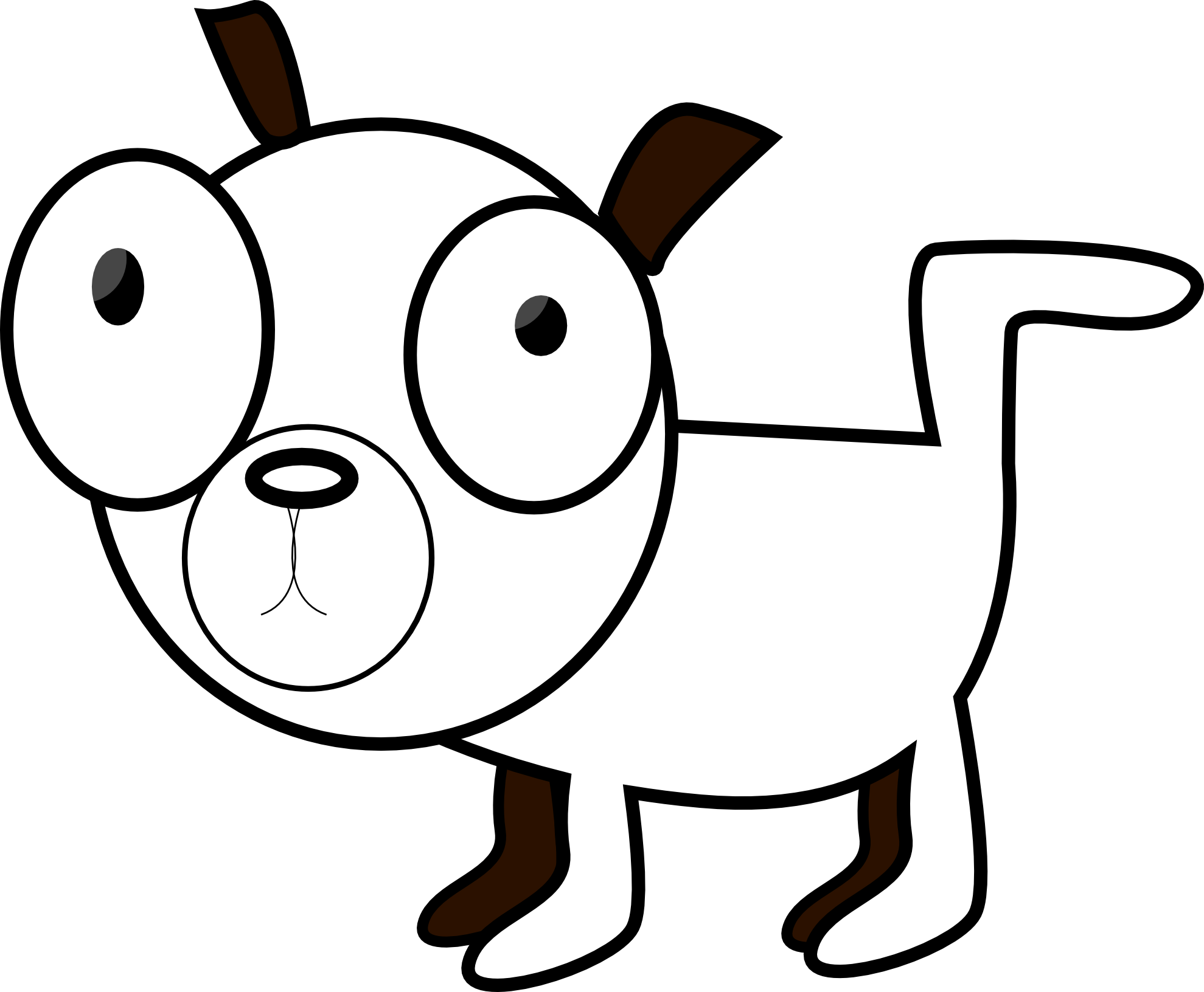 Dog Clipart Clipart Dod - Dog (1979x1632)