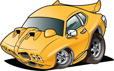 Gto - Car Cartoon (400x400)