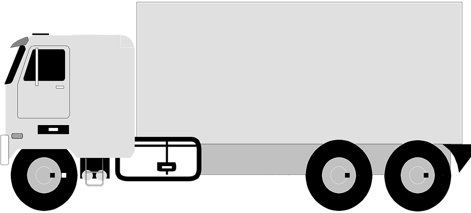 Delivery Truck Clipart - Big Rig Clip Art (960x480)