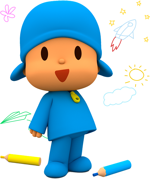 Pocoyo's Back To School - Pocoyo Pocoy 15 Happy Birthday Party Favour Supplies (500x600)