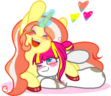 Themisslittledevil, Base Used, Cuyddling, Female, Heart, - Anime (507x410)
