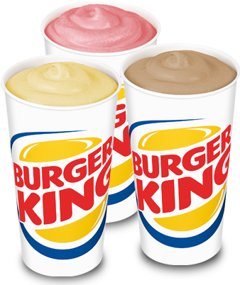 Milkshake Clipart Burger - Milk Shake Burger King Png (460x413)
