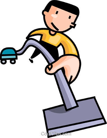 Man Vacuuming Royalty Free Vector Clip Art Illustration - Man (371x480)