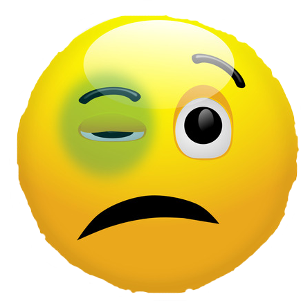 I Am Under So Much Stress That I'm Fumbling Words And - Black Eye Cartoon (435x435)