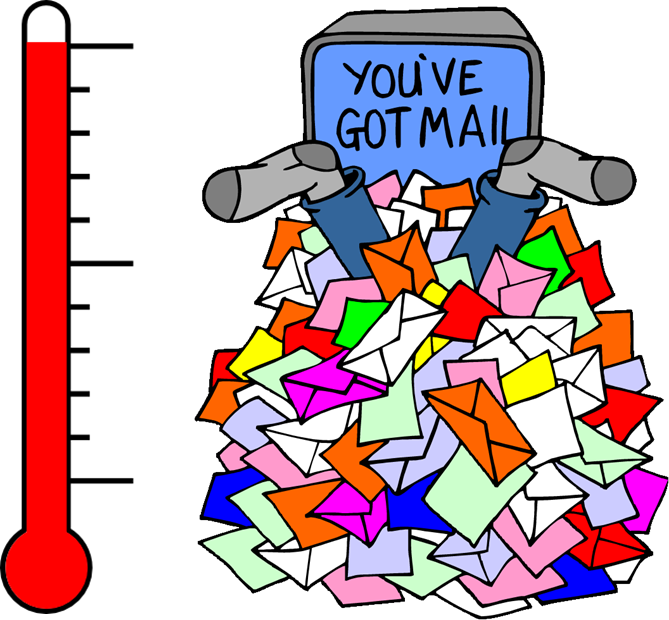 Mail Clipart Email Etiquette - Emails From The Edge: Volume Three (669x620)