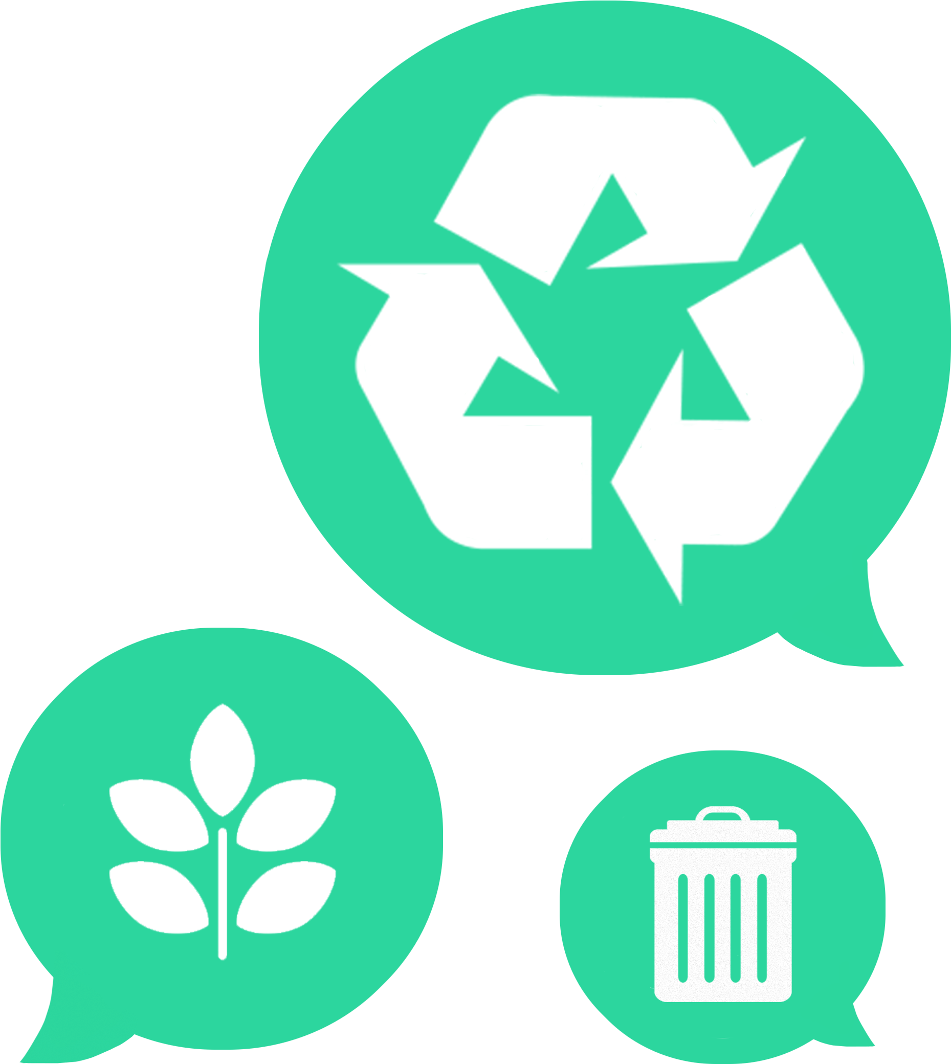 Trash Talk - Recycle Cans And Bottles Sign (2953x2550)