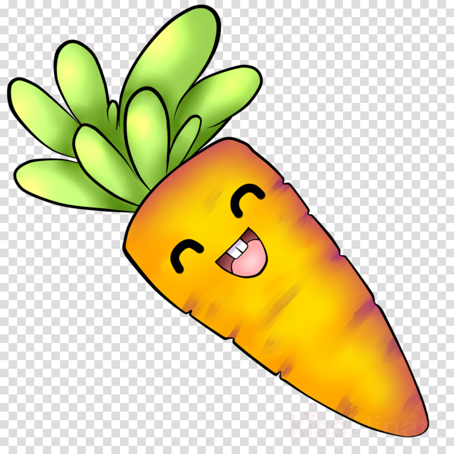 Cute Carrot Clipart Clip Art - Cartoon Carrot (900x900)