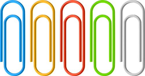 Clip,paper Clip,papers,wire - Paper Clip (500x263)