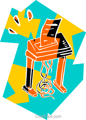 Shredding Paper Royalty Free Vector Clip Art Illustration - Shredding Paper Royalty Free Vector Clip Art Illustration (347x480)