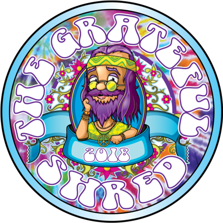 The Grateful Shred 2018 Logo - Save The Date (457x495)