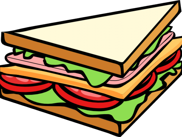 Sandwich Clipart Triangle Sandwich - Sandwich Clipart (640x480)