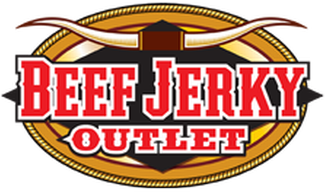 Beef Jerky Clipart Transparent - Beef Jerky Outlet Logo (1140x675)