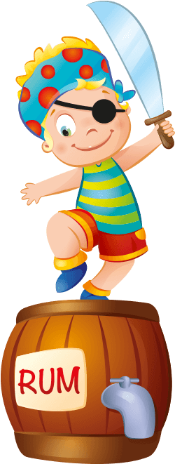 Pirates Clipart Baby Boy - Wall Decal (700x700)