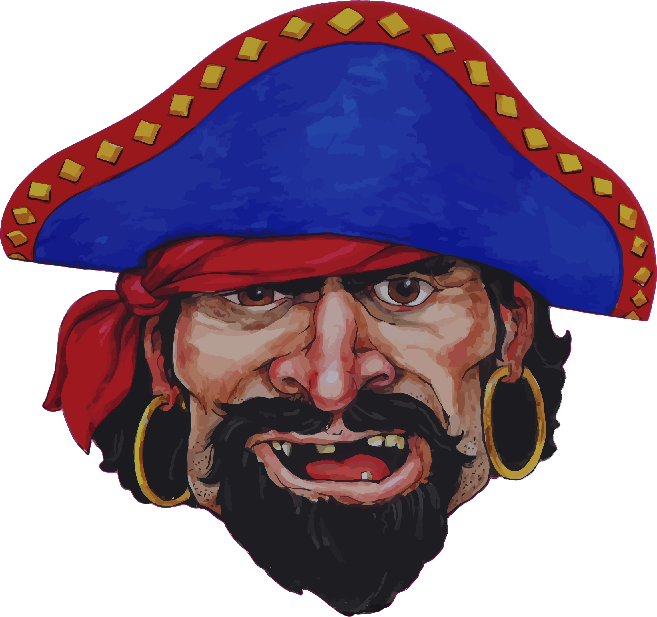 Stede Bonnet Piracy Cartoon Computer Icons Public Domain - Pirate Sailor (2300x2158)