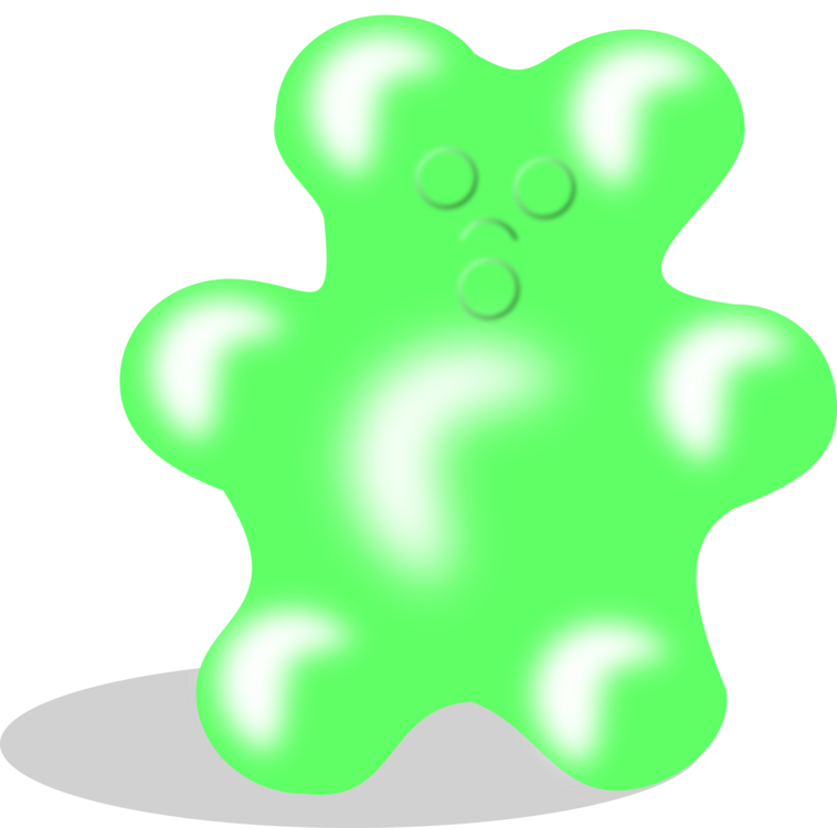 Gummy Bear Gummi Candy Chewing Gum Shark - Gummy Bear (758x750)