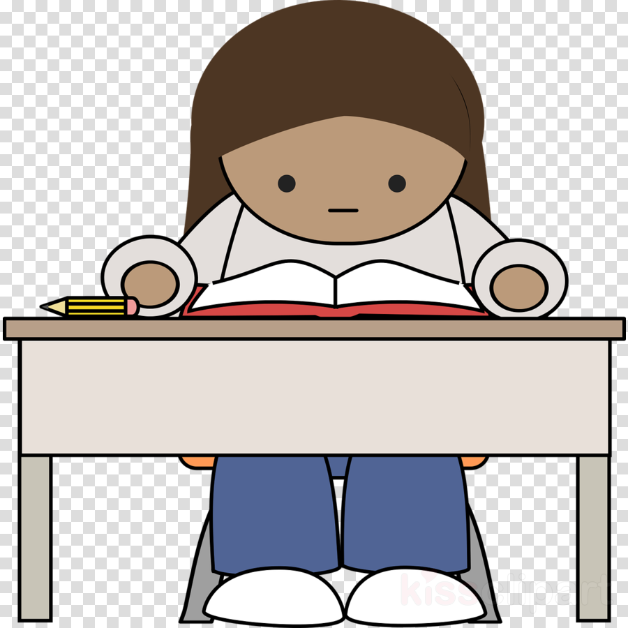 Download Student College Reading Png Clipart Study - Student Studying Clipart (900x900)