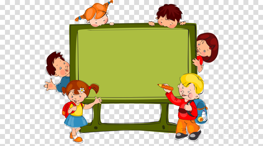 Kids School Clipart Child School Clip Art - Fractions For 5th Graders Math Essentials: Children's (900x500)