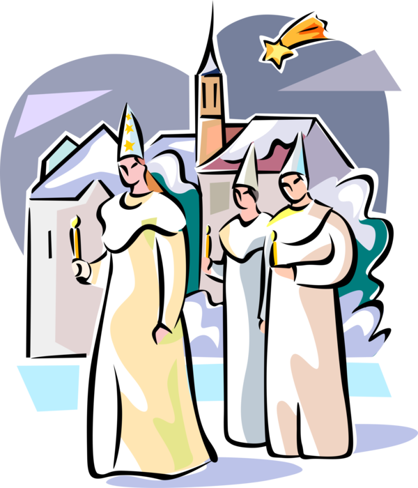 Free Download Saint Lucy S Day Star Boys Sweden - Saint Lucy's Day (600x700)